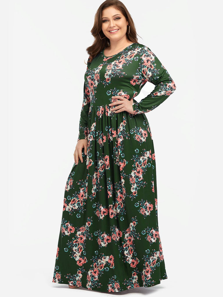 Flowy Plus Size Dresses With Sleeves