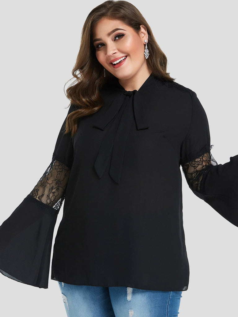 Ladies Long Sleeve Plus Size Tops