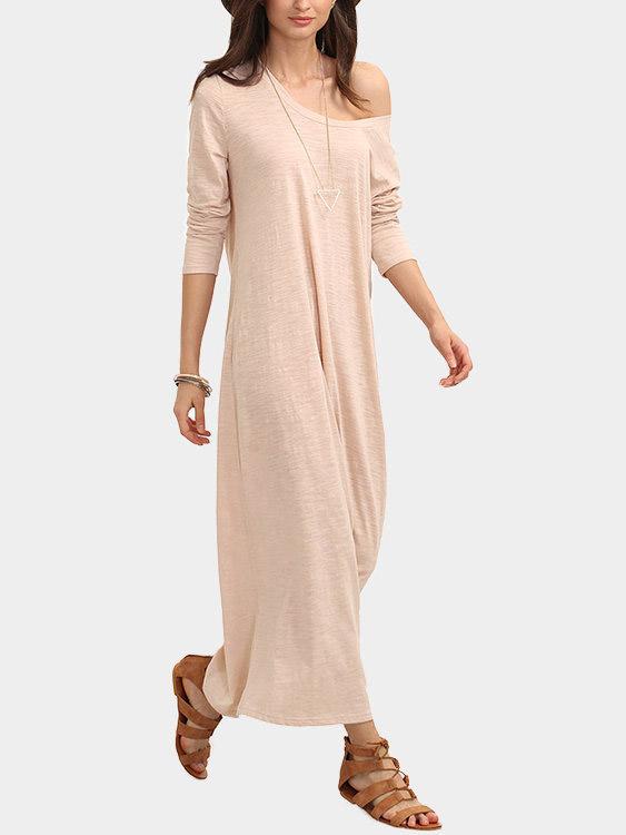 Ladies Long Sleeve Maxi Dresses