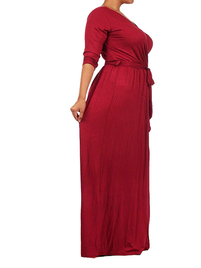 Ladies Red Plus Size Dresses