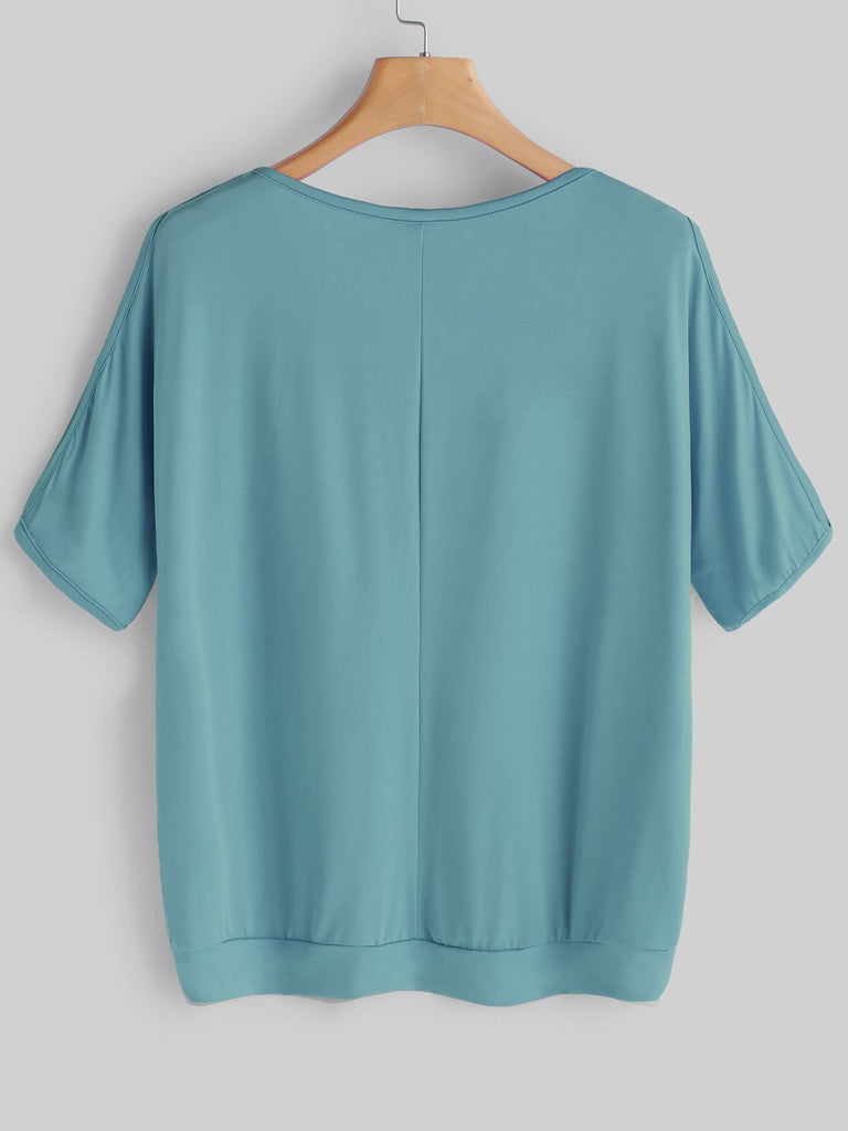 Womens Green Plus Size Tops