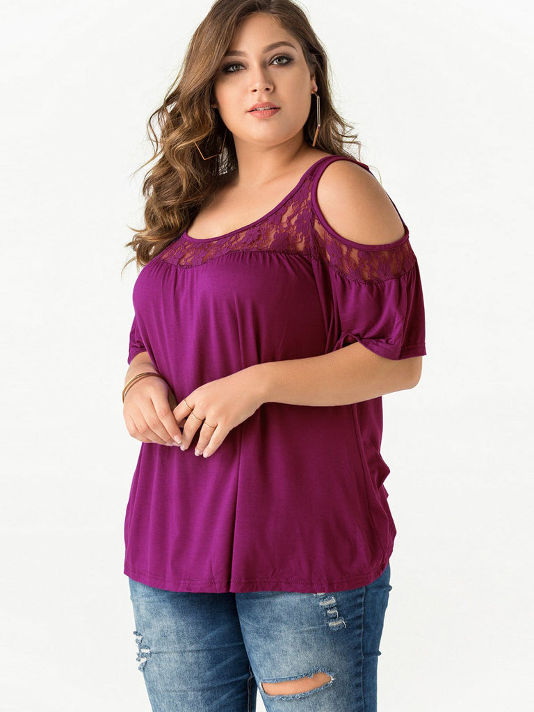 Ladies Half Sleeve Plus Size Tops