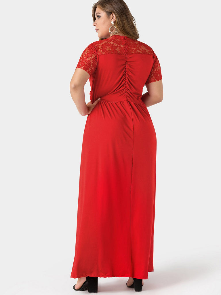 Womens Red Plus Size Dresses