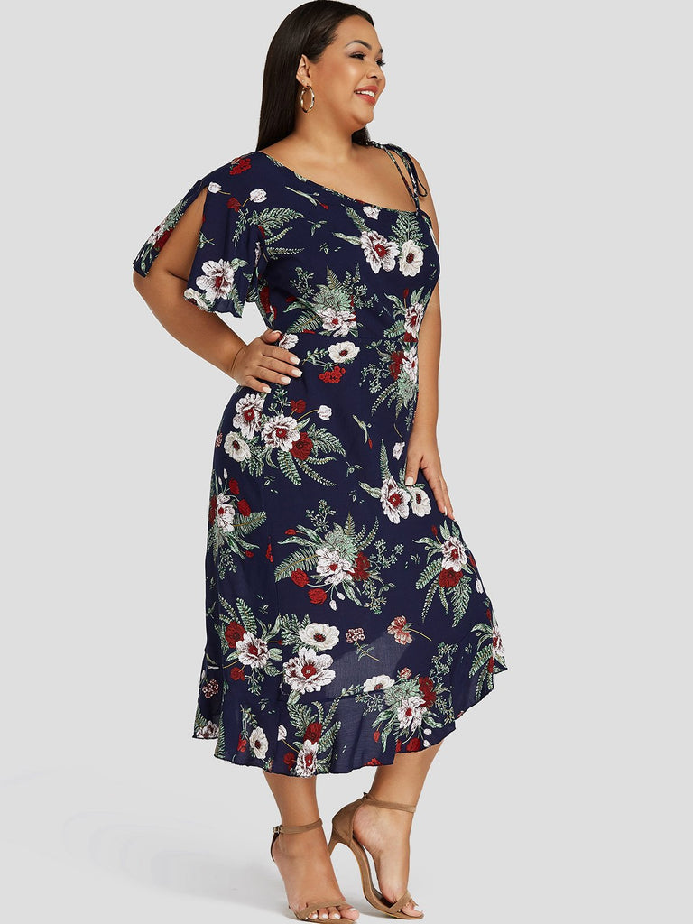 Womens Navy Plus Size Dresses