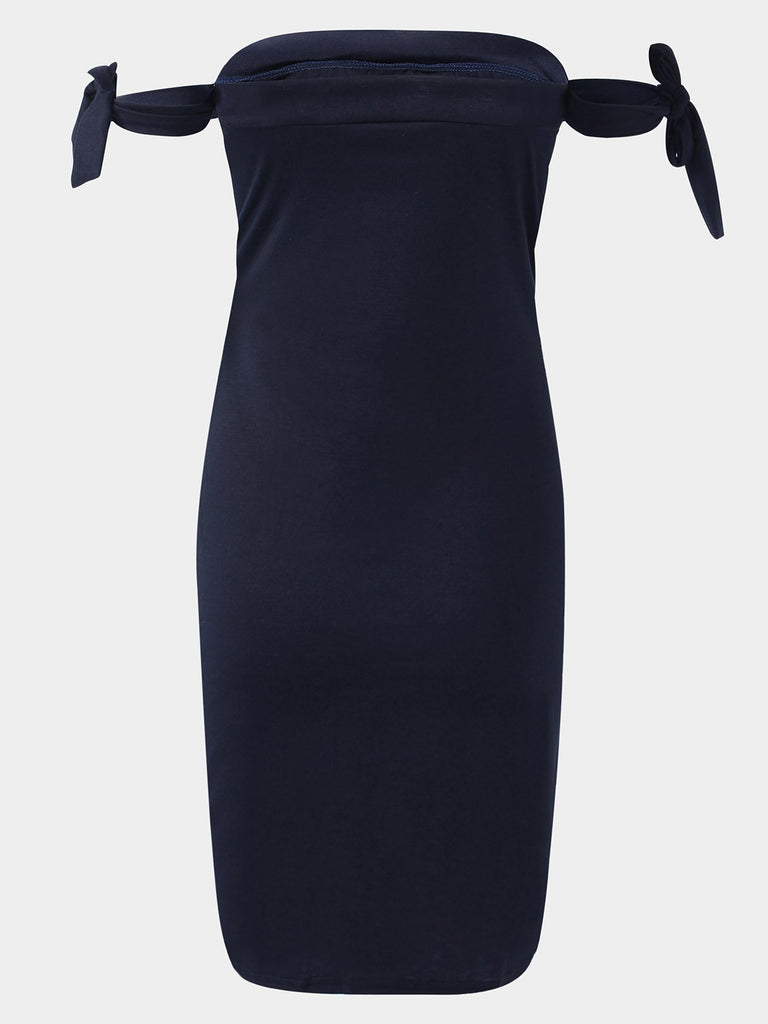 Ladies Navy Bodycon Dresses