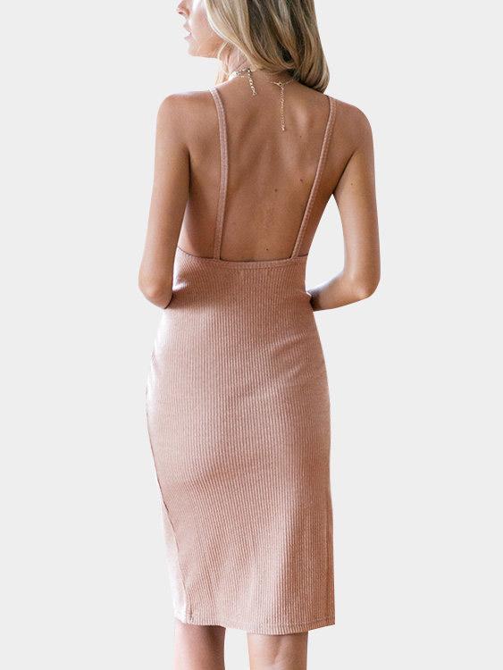 Womens Pink Sexy Dresses