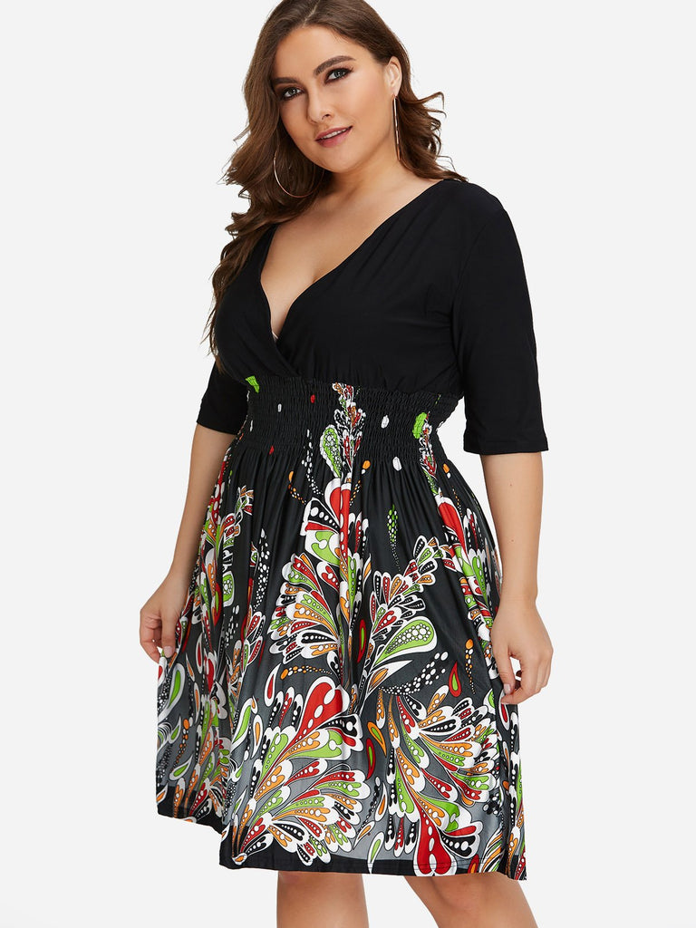 Ladies Black Plus Size Dresses