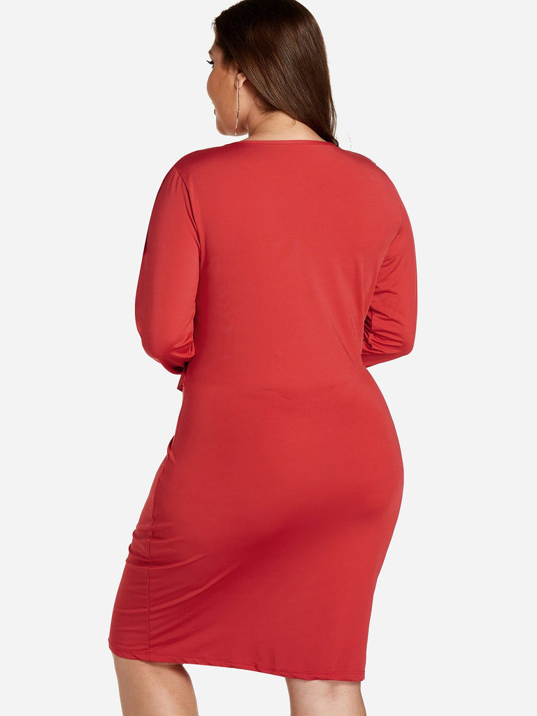 Womens Red Plus Size Dresses