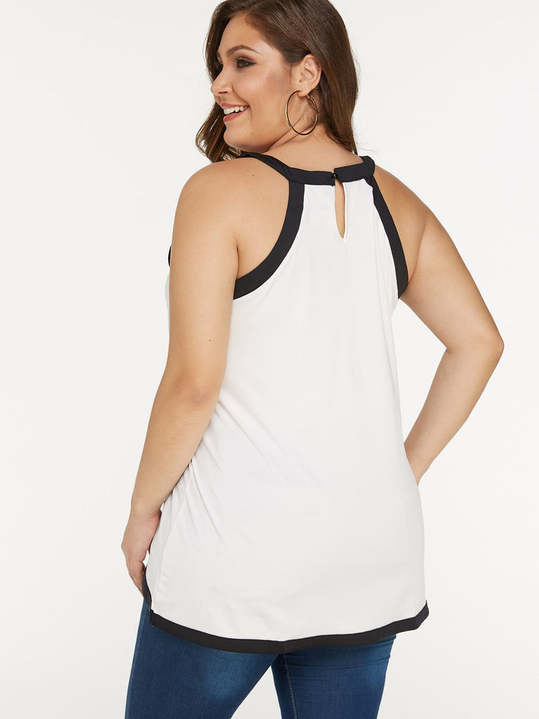 Womens White Plus Size Tops