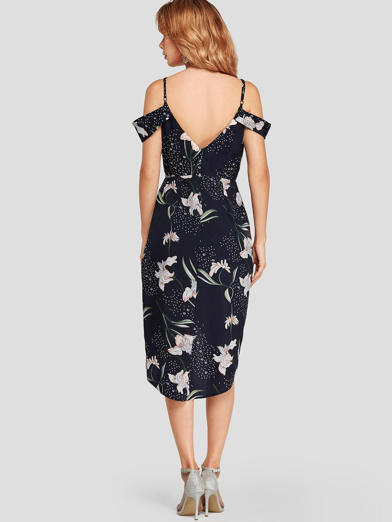 Womens Floral Print Dress