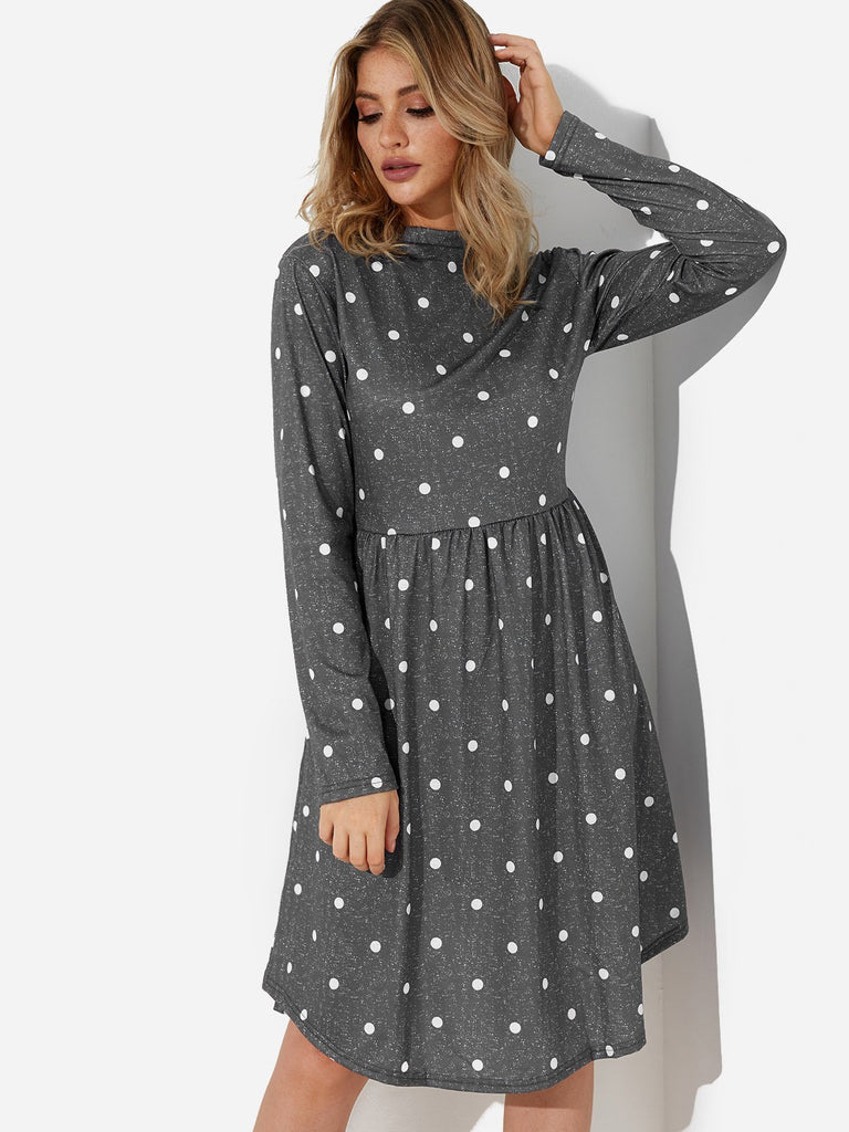 Ladies Long Sleeve Sexy Dress