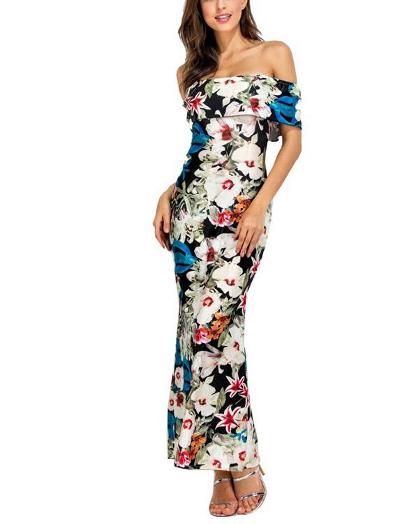 Ladies Sleeveless Maxi Dress