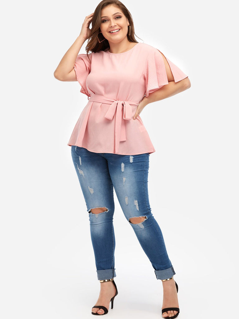 Plus Size Ladies Tops Blouses