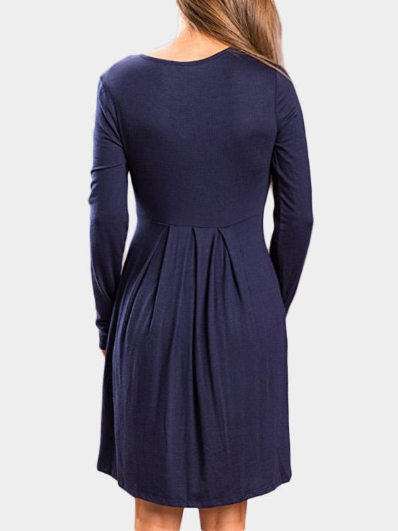 Womens Navy Casual Dresses