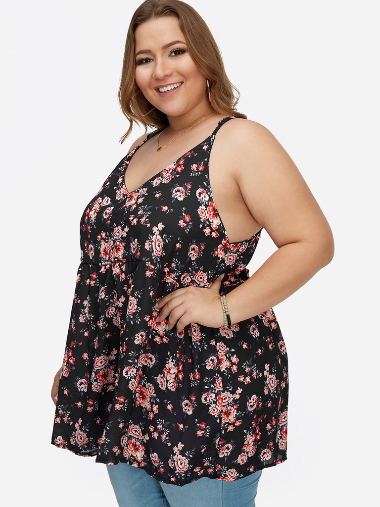 Ladies Floral Plus Size Tops