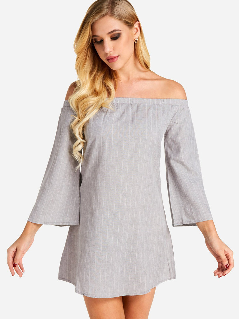 Ladies Long Sleeve Mini Dress