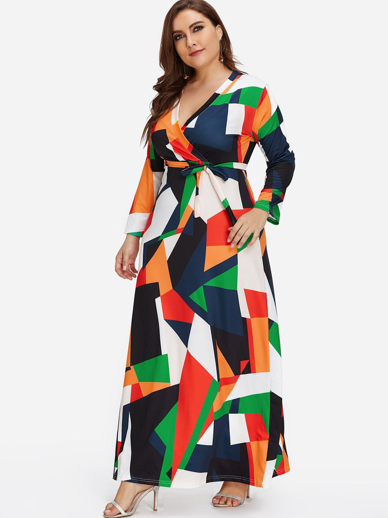 Ladies Multi Plus Size Dresses