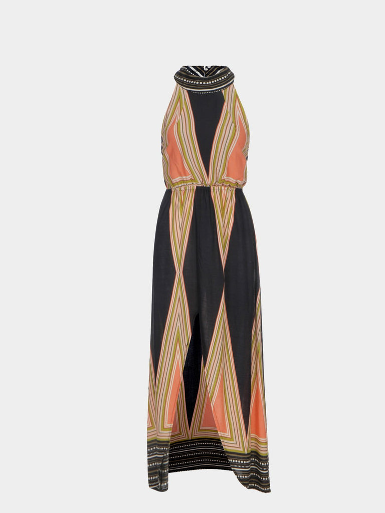 Halter Backless Maxi Dress