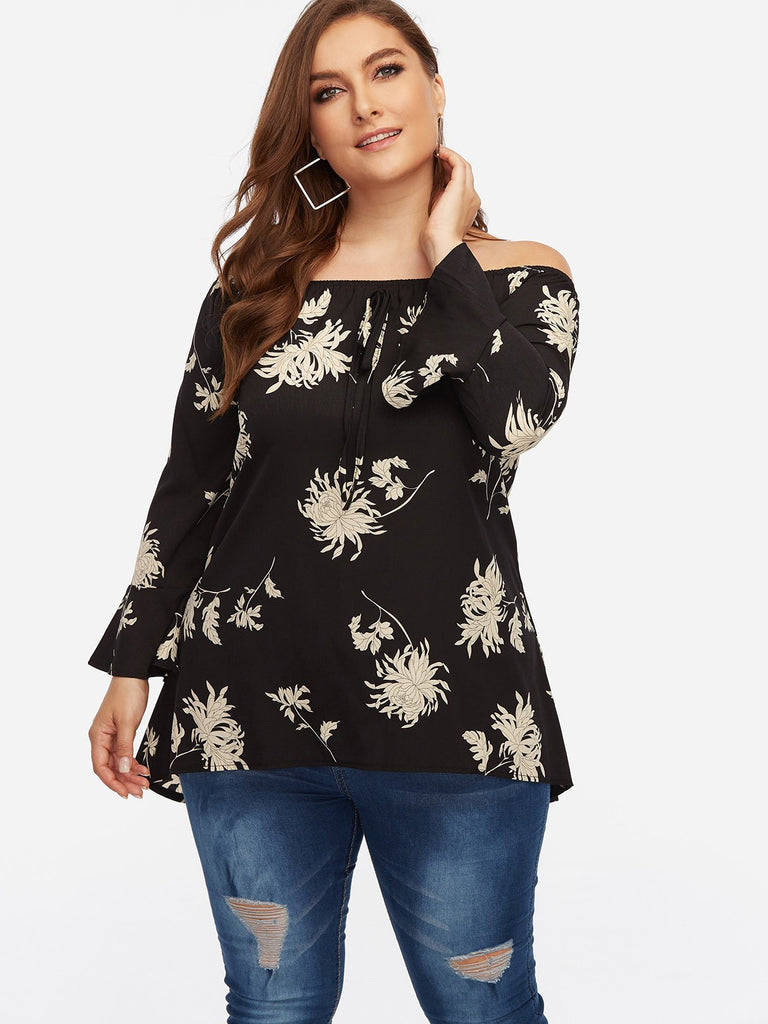 Ladies Floral Plus Size Tops