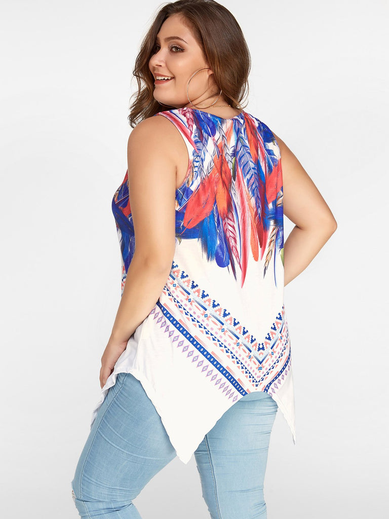 Womens White Plus Size Tops