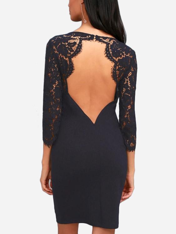 Womens Navy Sexy Dresses