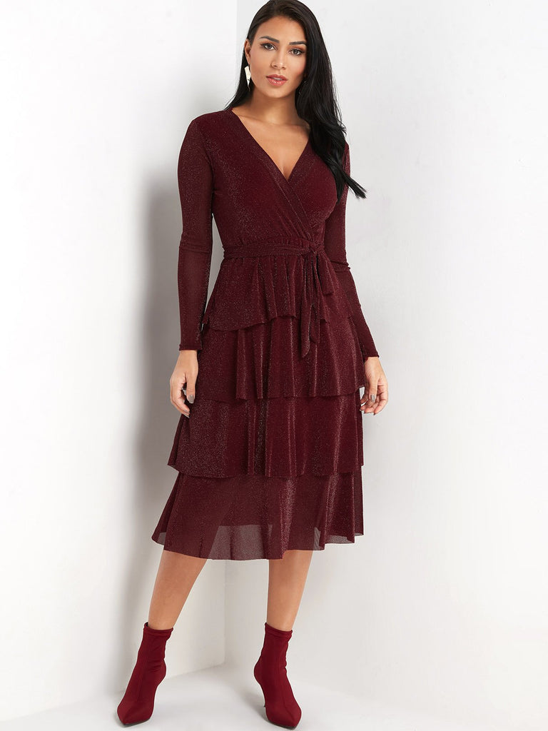 Ladies Long Sleeve Sexy Dresses