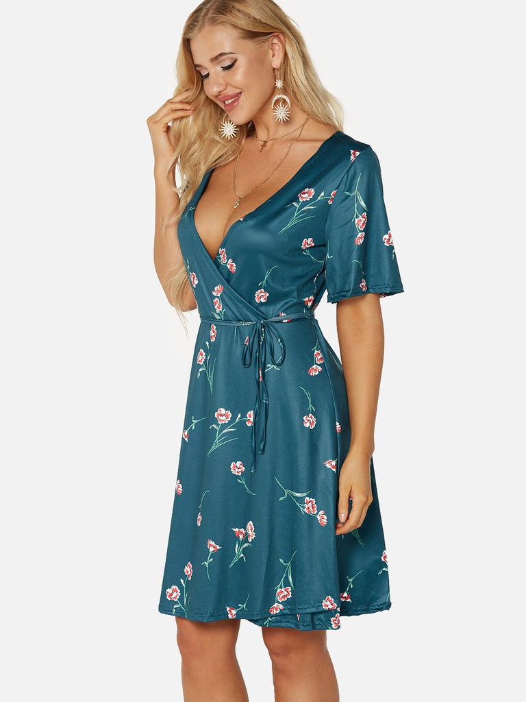 Ladies Floral Floral Dresses