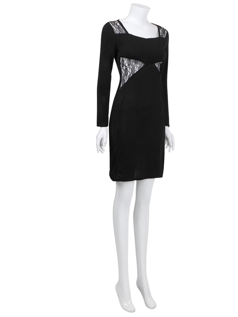 Ladies Black Midi Dresses