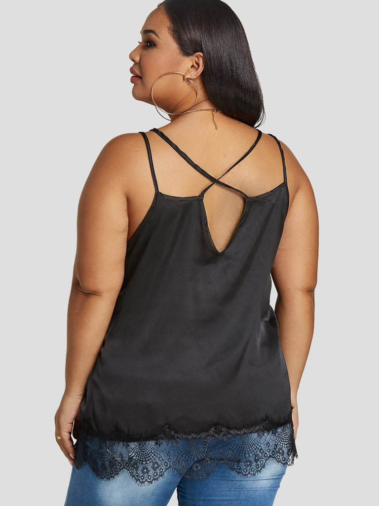 Womens Black Plus Size Tops