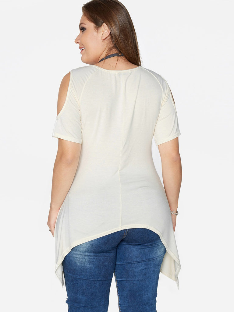 Womens Apricot Plus Size Tops