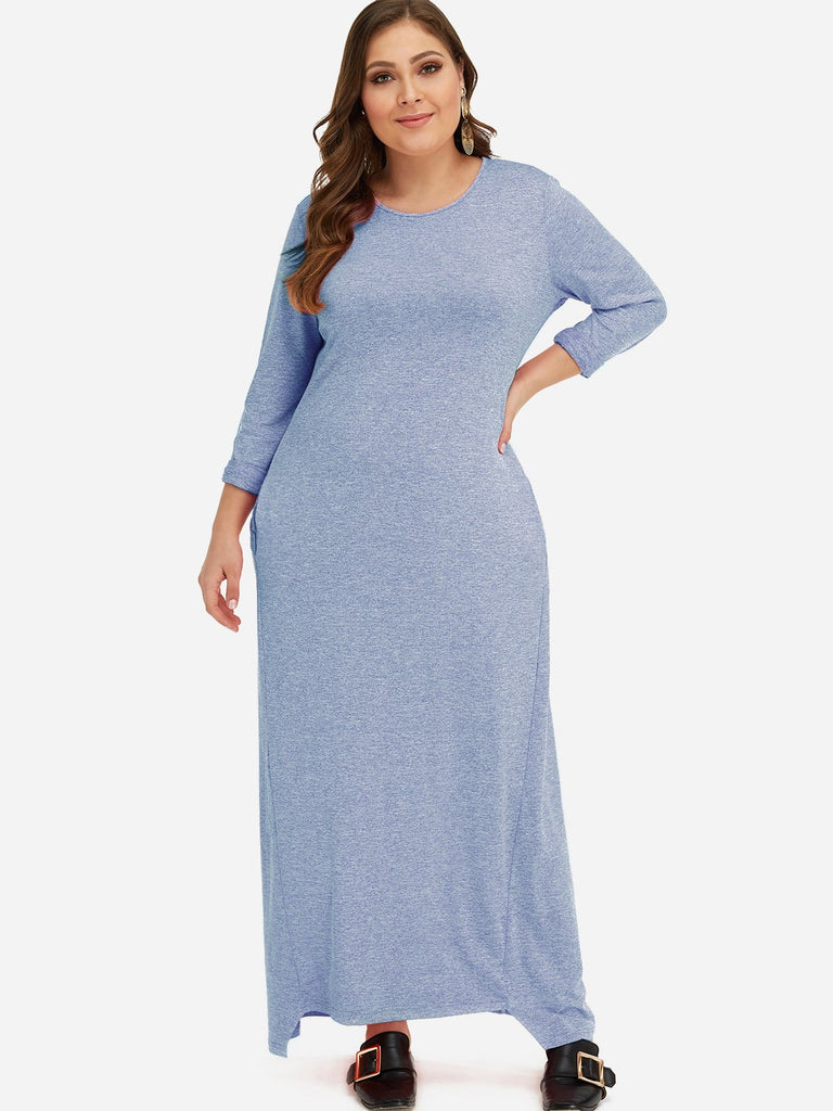 Womens Grey Plus Size Dresses