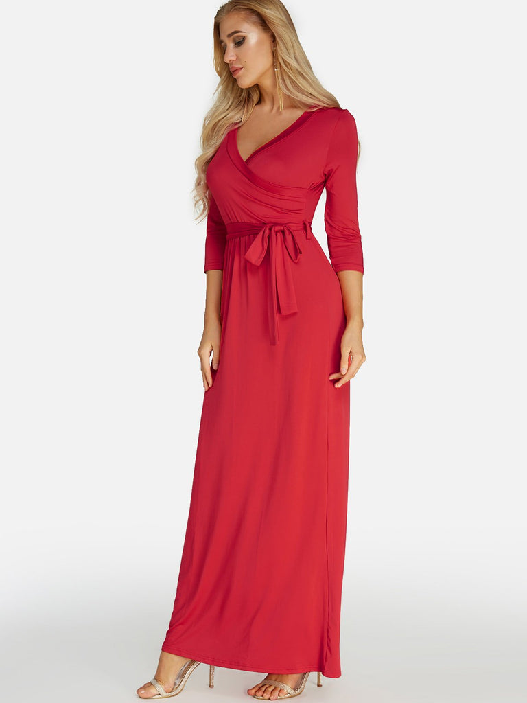 Ladies Red Maxi Dresses