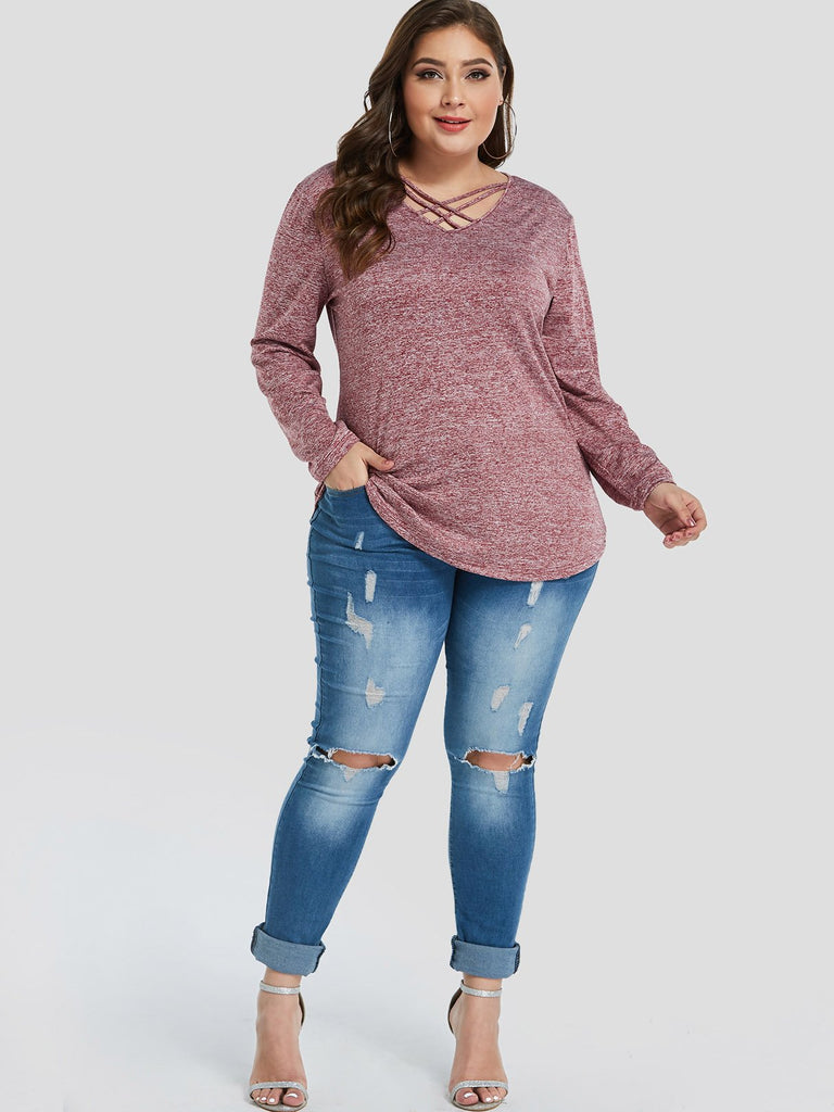 Plus Size Ladies Blous