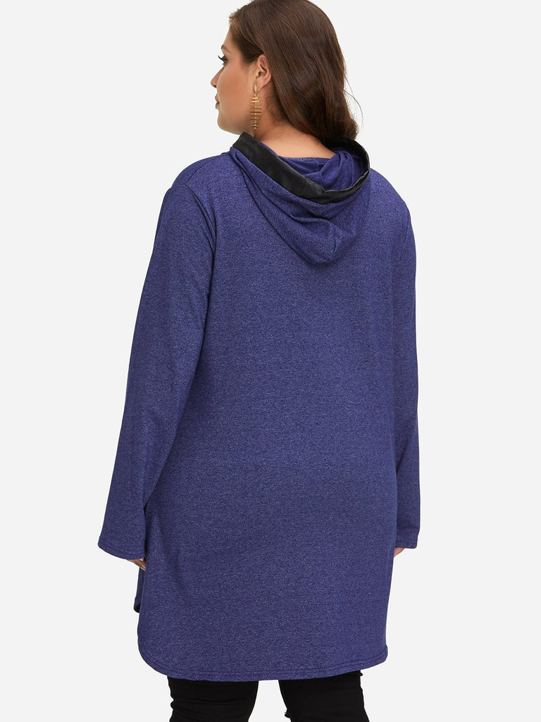 Womens Blue Plus Size Tops