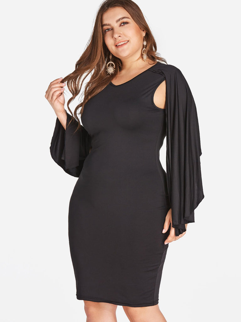 Ladies Black Plus Size Dresses