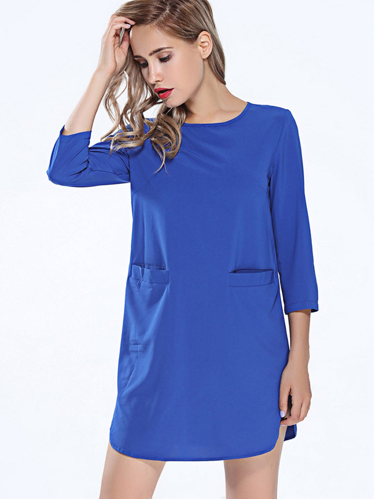 Ladies Blue Mini Dresses