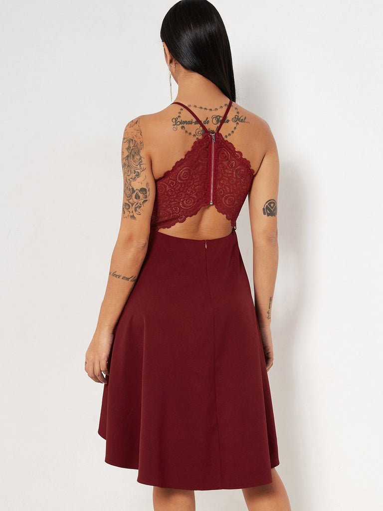 Ladies Burgundy Sexy Dresses