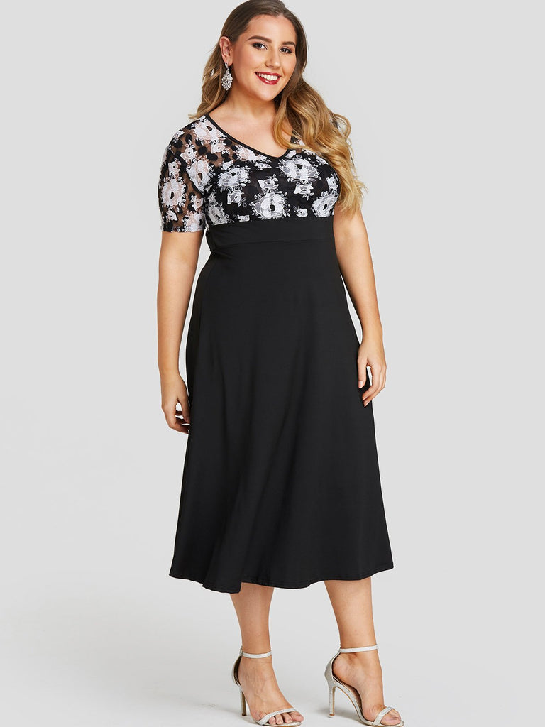 Womens Multi Plus Size Dresses