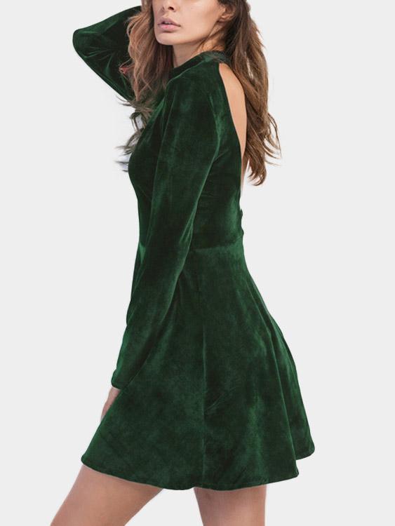 Ladies Green Sexy Dresses