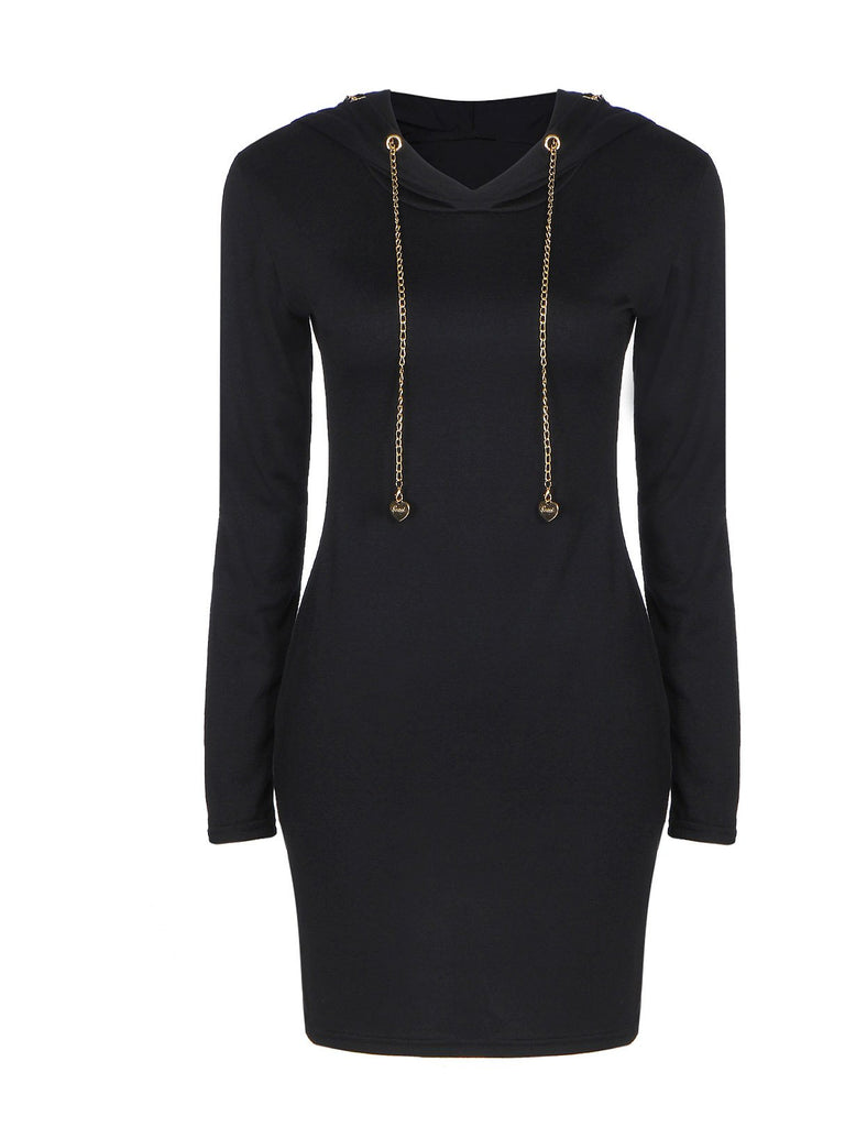 Womens Long Sleeve Mini Dress