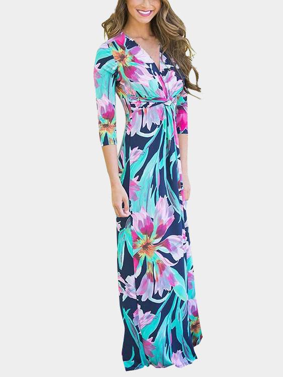 Womens Green Maxi Dresses