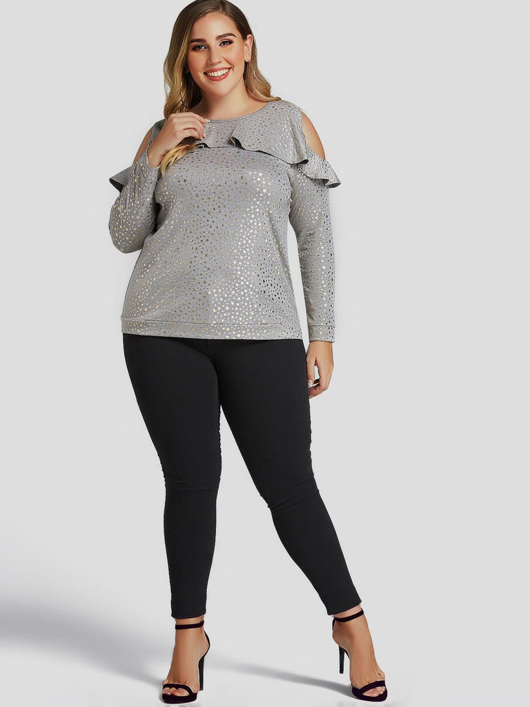 Ladies Plus Size White Blouses