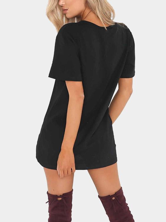 Womens Long Sleeve Mini Dress