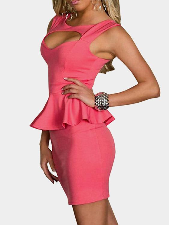 Ladies Pink Sexy Dresses