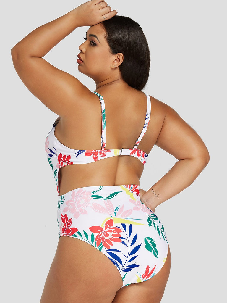 Ladies Sleeveless Plus Size Swimwear