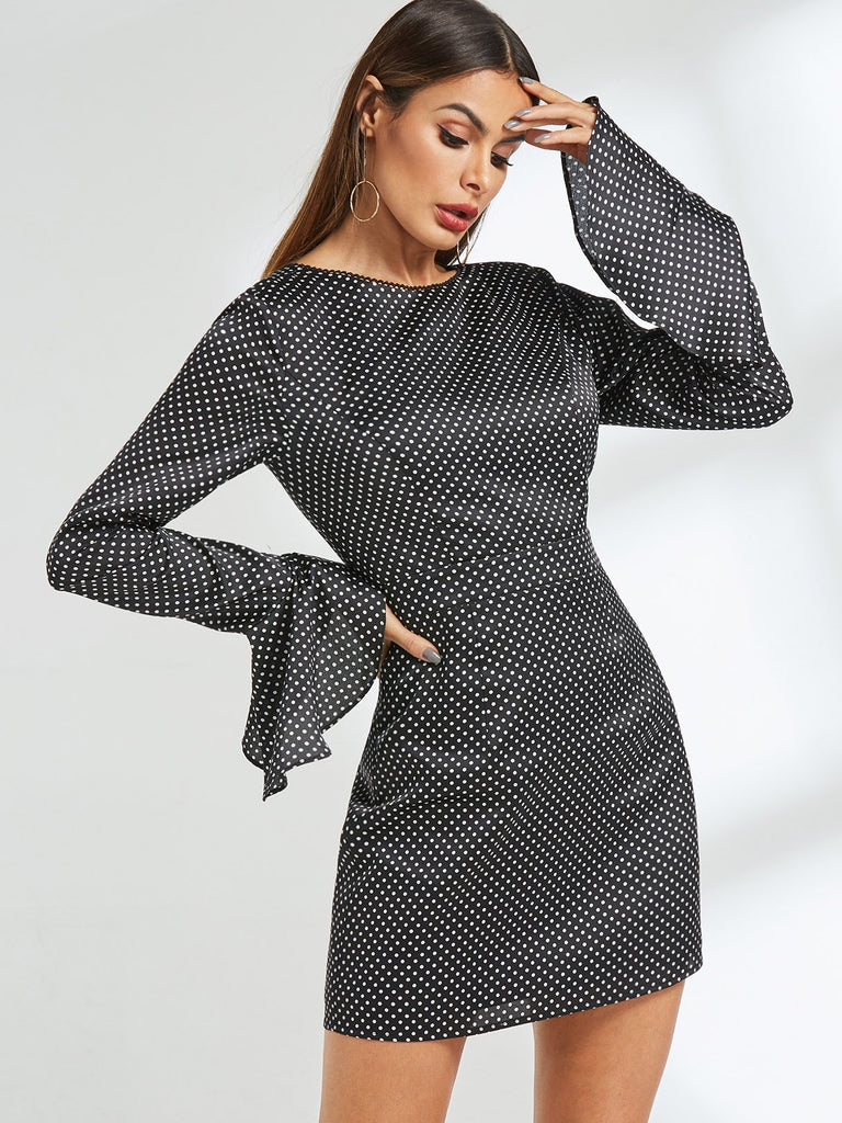 Ladies Long Sleeve Casual Dresses