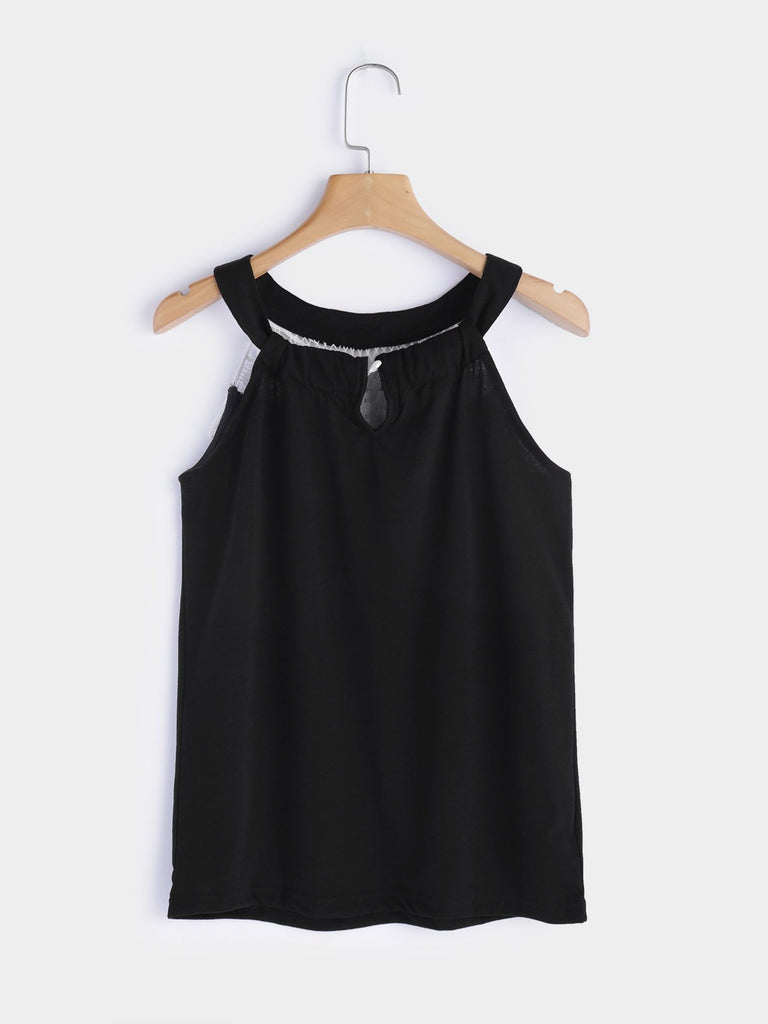 Womens Black Camis