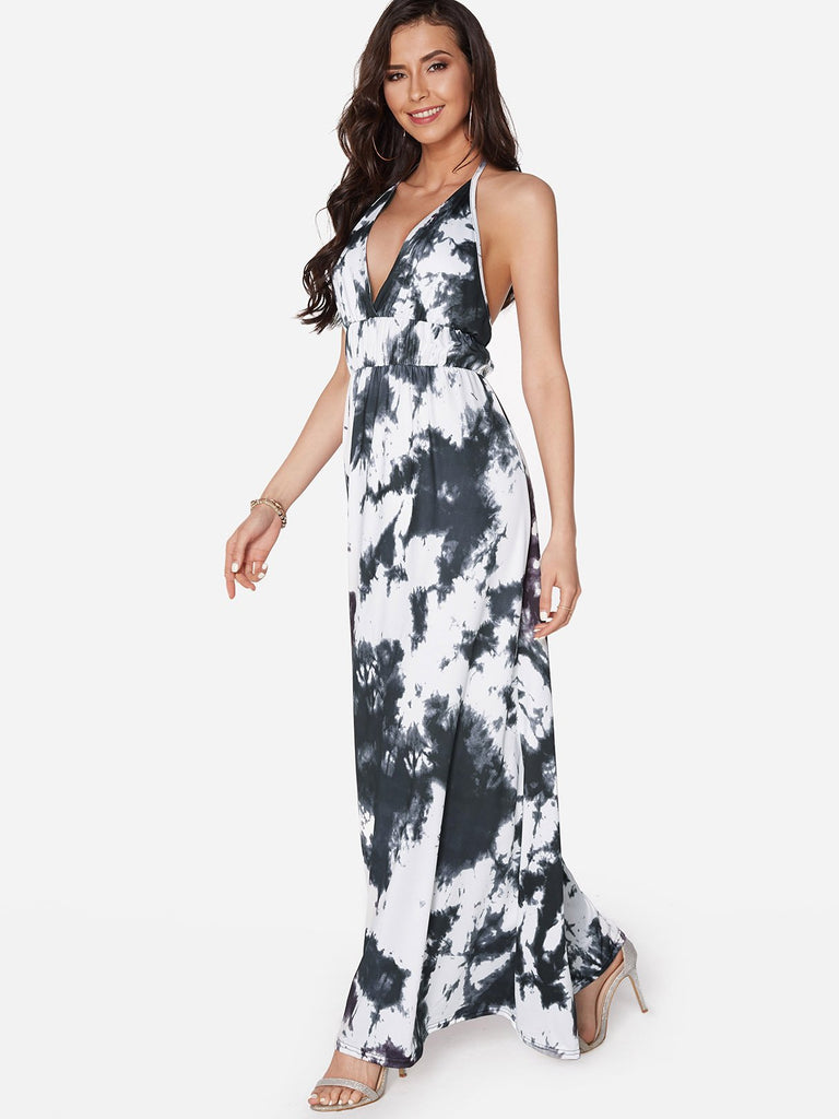 Womens Floral Print Maxi Dresses