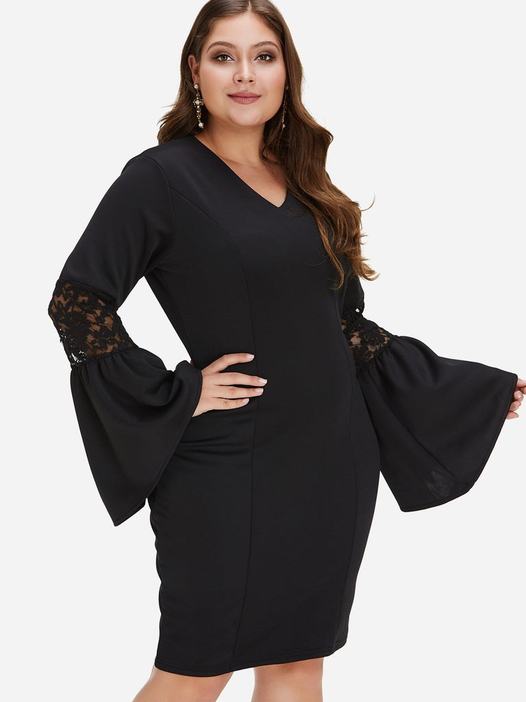 Ladies Black Plus Size Dresses