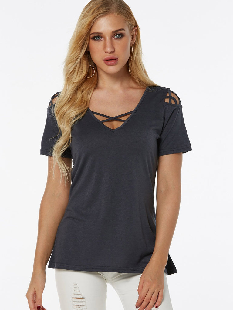 Ladies V-Neck T-Shirts